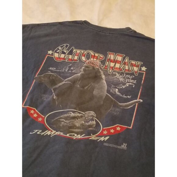 Swamp People Gator Man Graphic Tee 2XL Short Sleeve - Picture 5 of 8